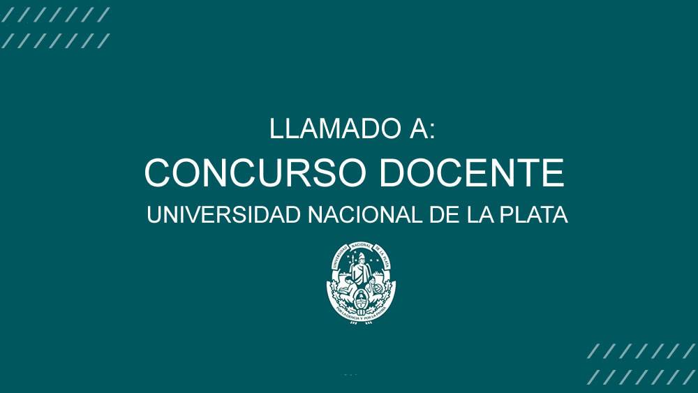 LLAMADO A CONCURSO DOCENTE