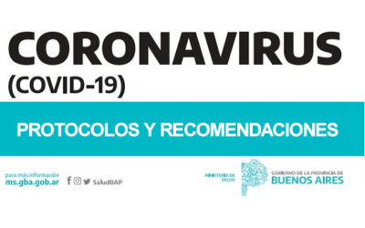 Protocolos y Recomendaciones Provincia de Buenos Aires.