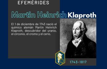 📌 1 de Diciembre: Nace el Químico alemán Martin Heinrich Klaproth
