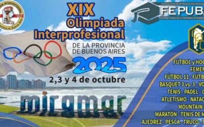 Entre el 2 y el 4 de octubre se desarrollarán las XIX Olimpíadas Interprofesionales en la ciudad de Miramar