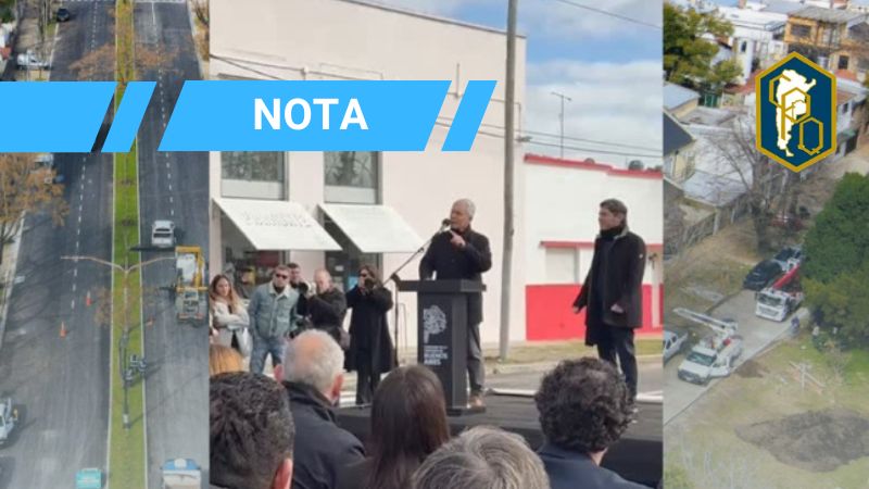EN UN ACTO DONDE SE RECONOCIÓ EL ROL FUNDAMENTAL DE LOS COLEGIOS PROFESIONALES, FEPUBA ACOMPAÑÓ LA INAUGURACIÓN DEL ACCESO A LA PLATA POR DIAGONAL 74