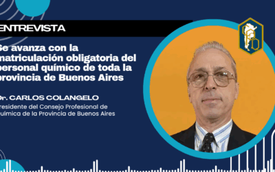 SE AVANZA CON LA MATRICULACIÓN OBLIGATORIA DEL PERSONAL QUÍMICO DE TODA LA PROVINCIA DE BUENOS AIRES