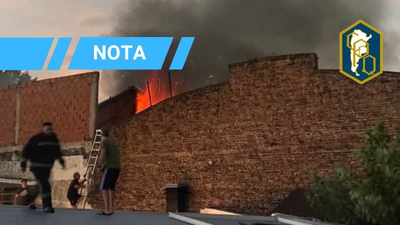 UN NUEVO INCENDIO FABRIL EVIDENCIA LA EMERGENCIA DE SEGURIDAD INDUSTRIAL EN LA PROVINCIA DE BUENOS AIRES