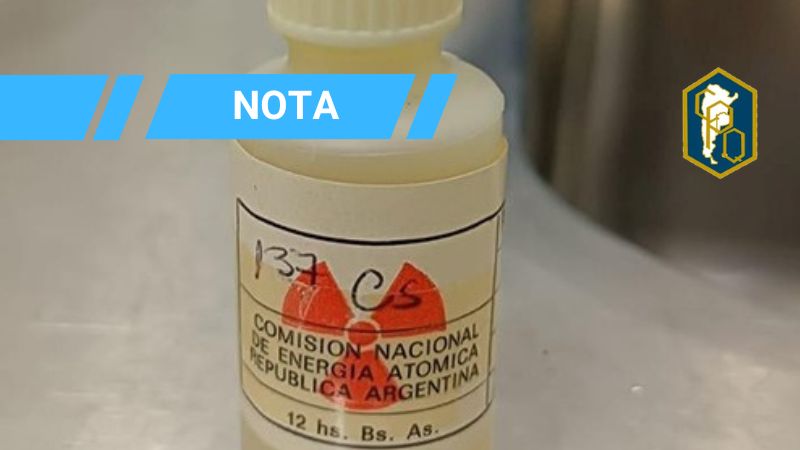 EL CONSEJO PROFESIONAL DE QUÍMICA EXPRESA SU PREOCUPACIÓN POR EL ROBO DE UNA FUENTE RADIACTIVA DE CESIO-137