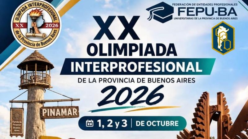 Pinamar será sede de la XX Olimpiada Interprofesional de la Provincia de Buenos Aires