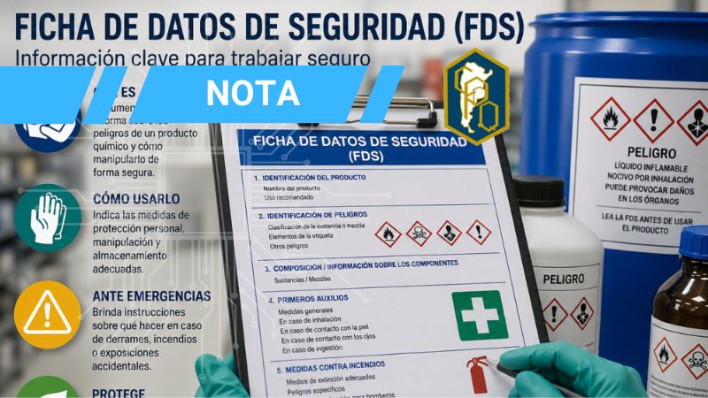 Fichas de Datos de Seguridad: el CPQ reclama una fiscalización efectiva y criterios homogéneos para garantizar la seguridad química